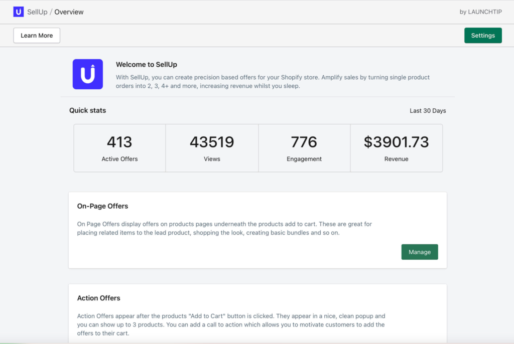 30 day upsell results