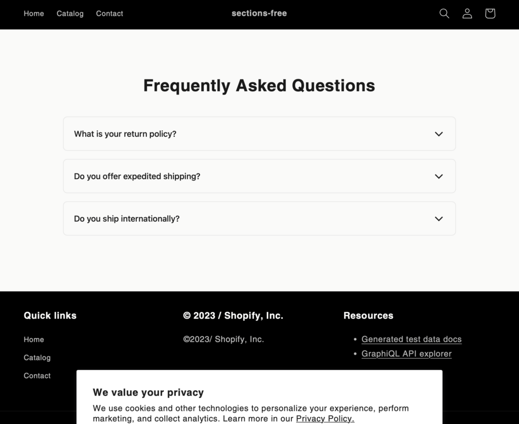 FAQ Section