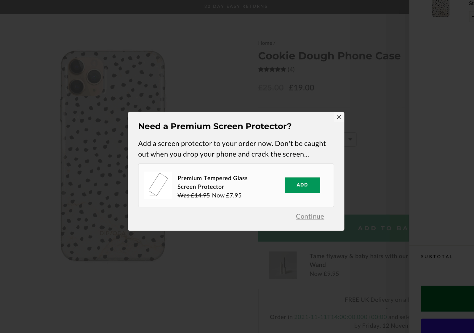 upsell on shopify