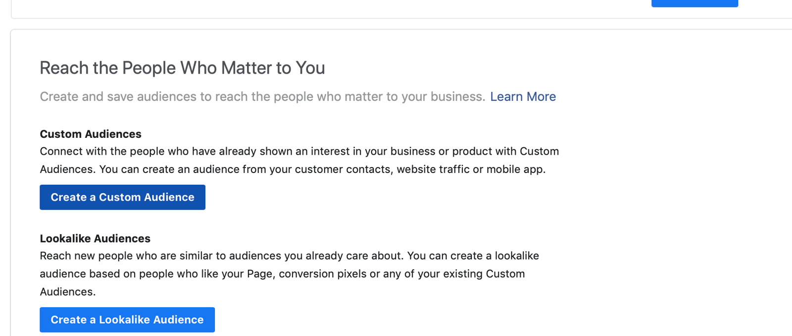 custom audiences
