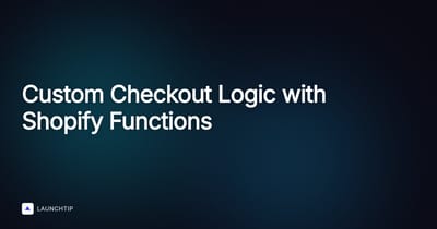Shopify Functions for Custom Checkout Logic: No-Code Guide 2026