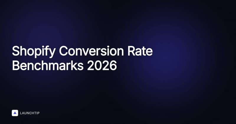 Shopify Conversion Rate Benchmarks by Industry 2026: Real Statistics, Ranges, and What Counts as Good