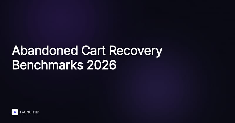 Abandoned Cart Recovery Benchmarks 2026: Shopify Averages and Best Practices