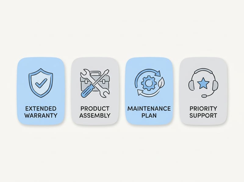 Which types of protection plans and add-ons can I sell?
