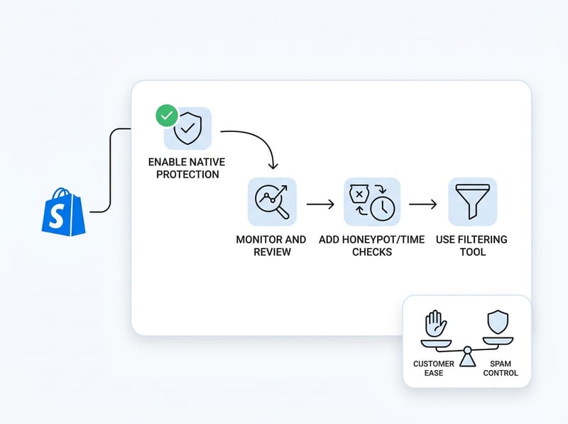 What is the best way to stop contact form spam on Shopify?