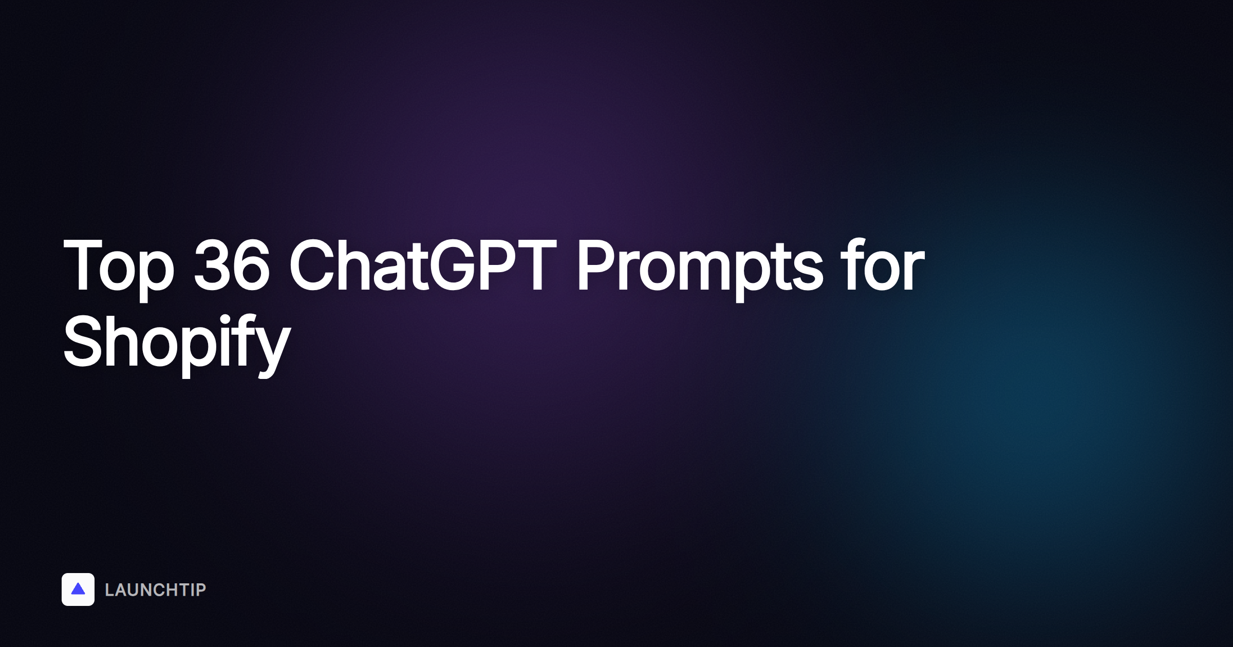 36 beste ChatGPT-Prompts für Shopify-Shops