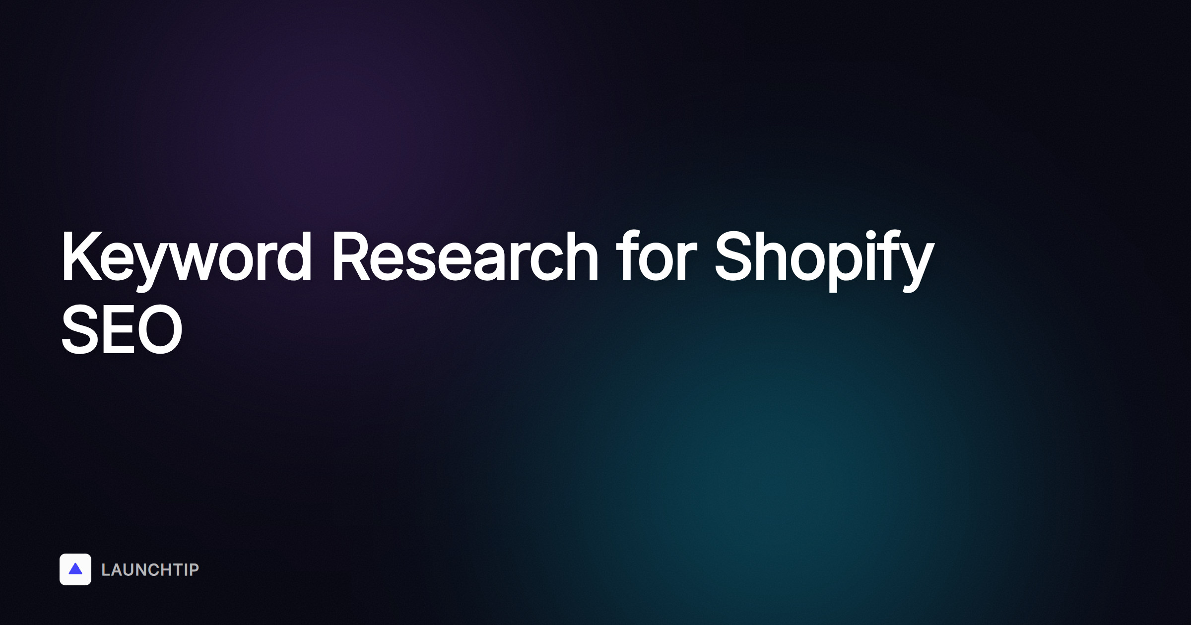 Keyword-Recherche: SEO-Techniken für Shopify-Shops