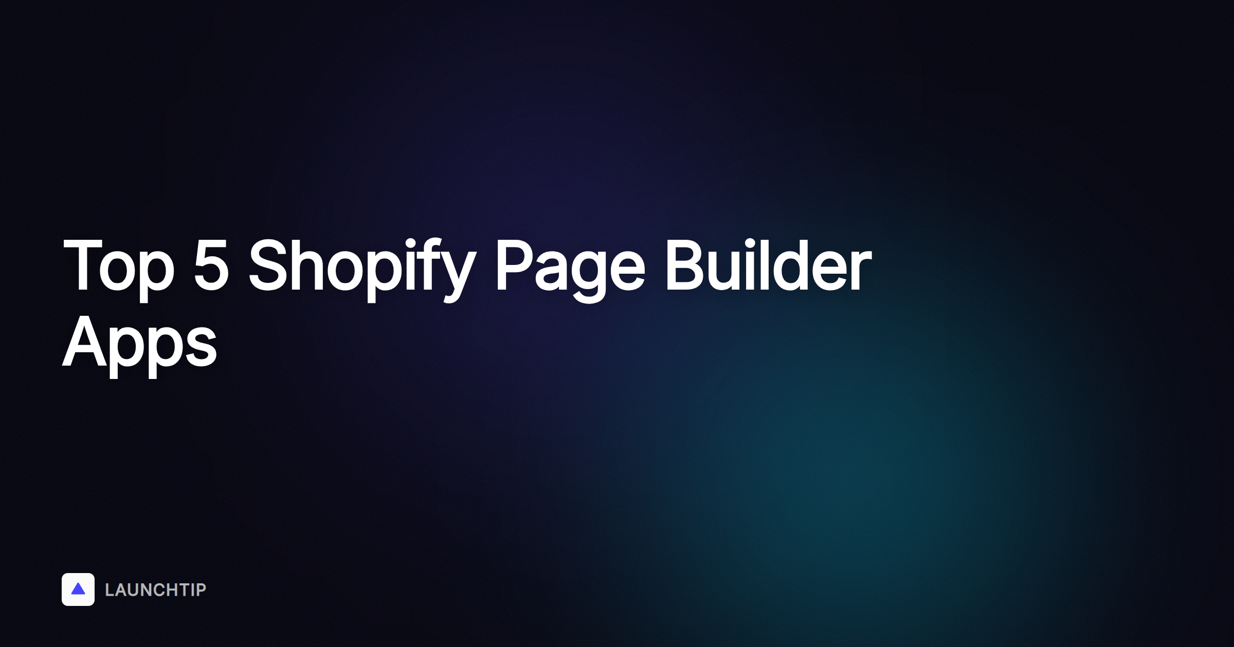 Les 5 meilleures applications de création de pages pour votre boutique Shopify en 2025
