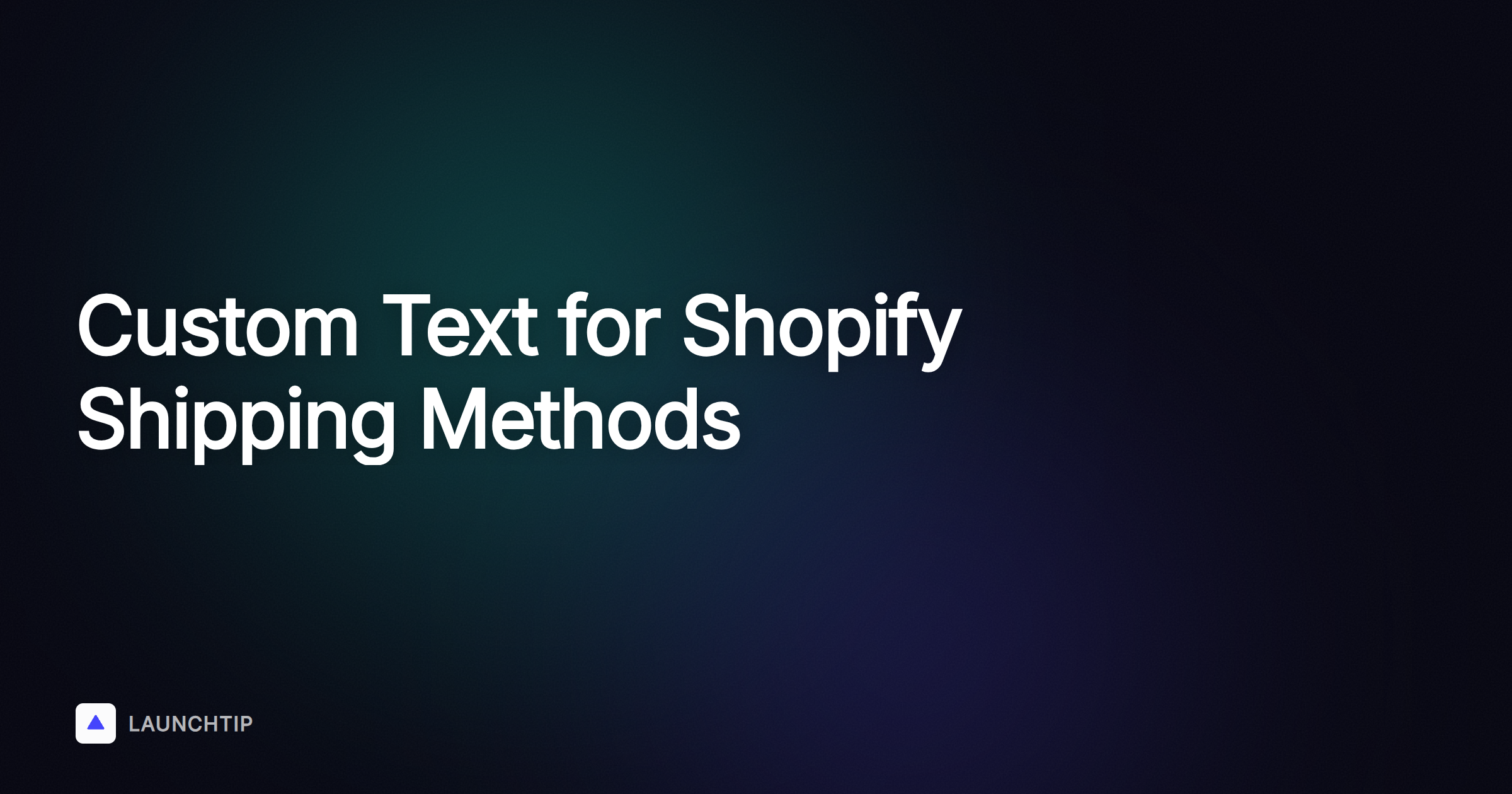 Text neben der Versandmethode auf der Versandseite in Shopify hinzufügen
