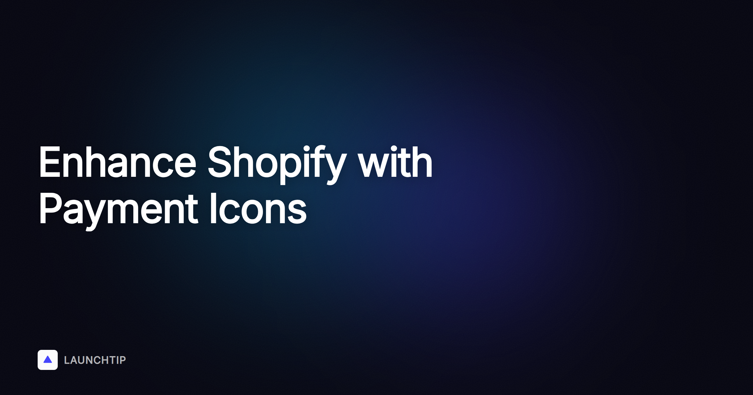 Ajouter des icônes de paiement aux pages Panier et Paiement sur Shopify