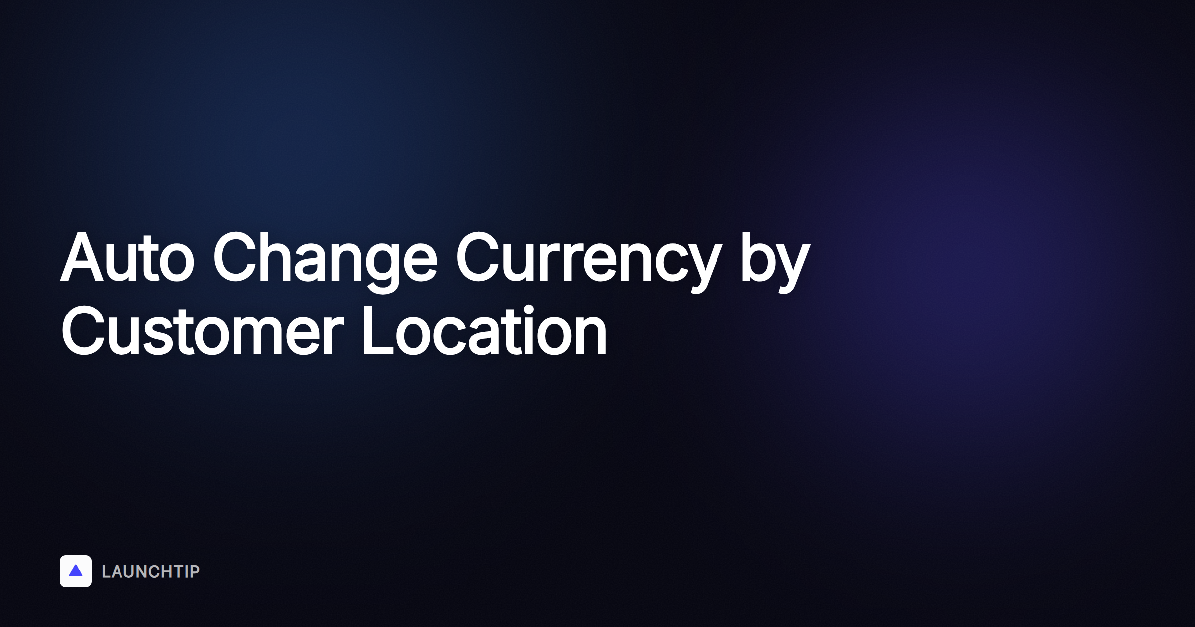 Como alterar automaticamente a moeda com base na localização do cliente na Shopify