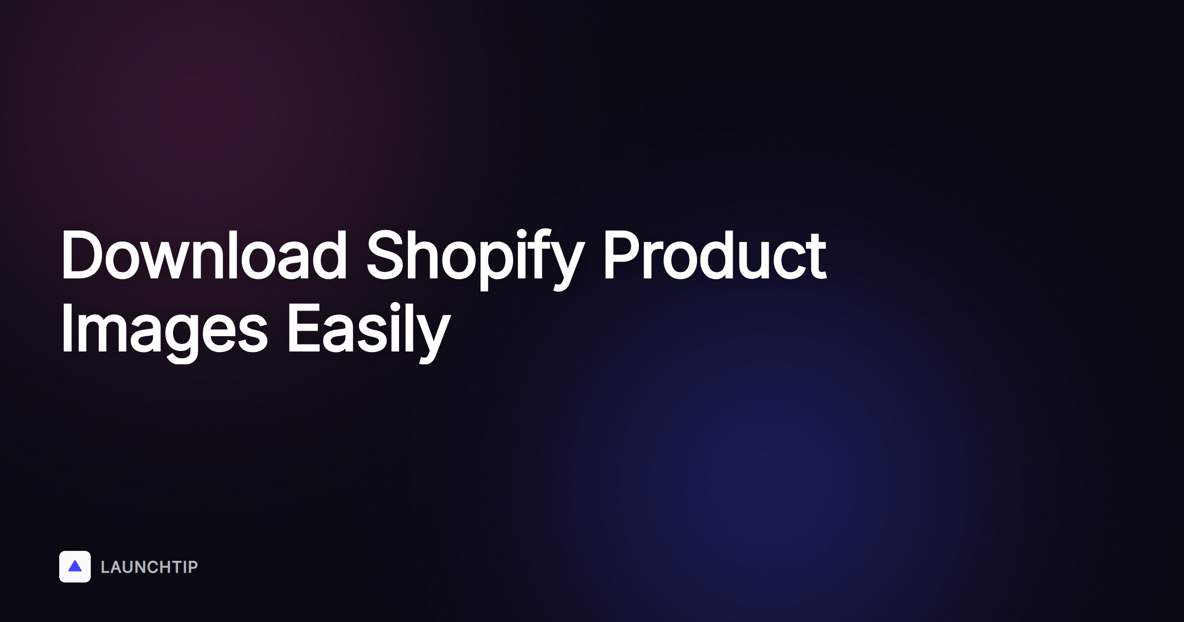 How to Download All Product Images from Your Shopify Store in 2026