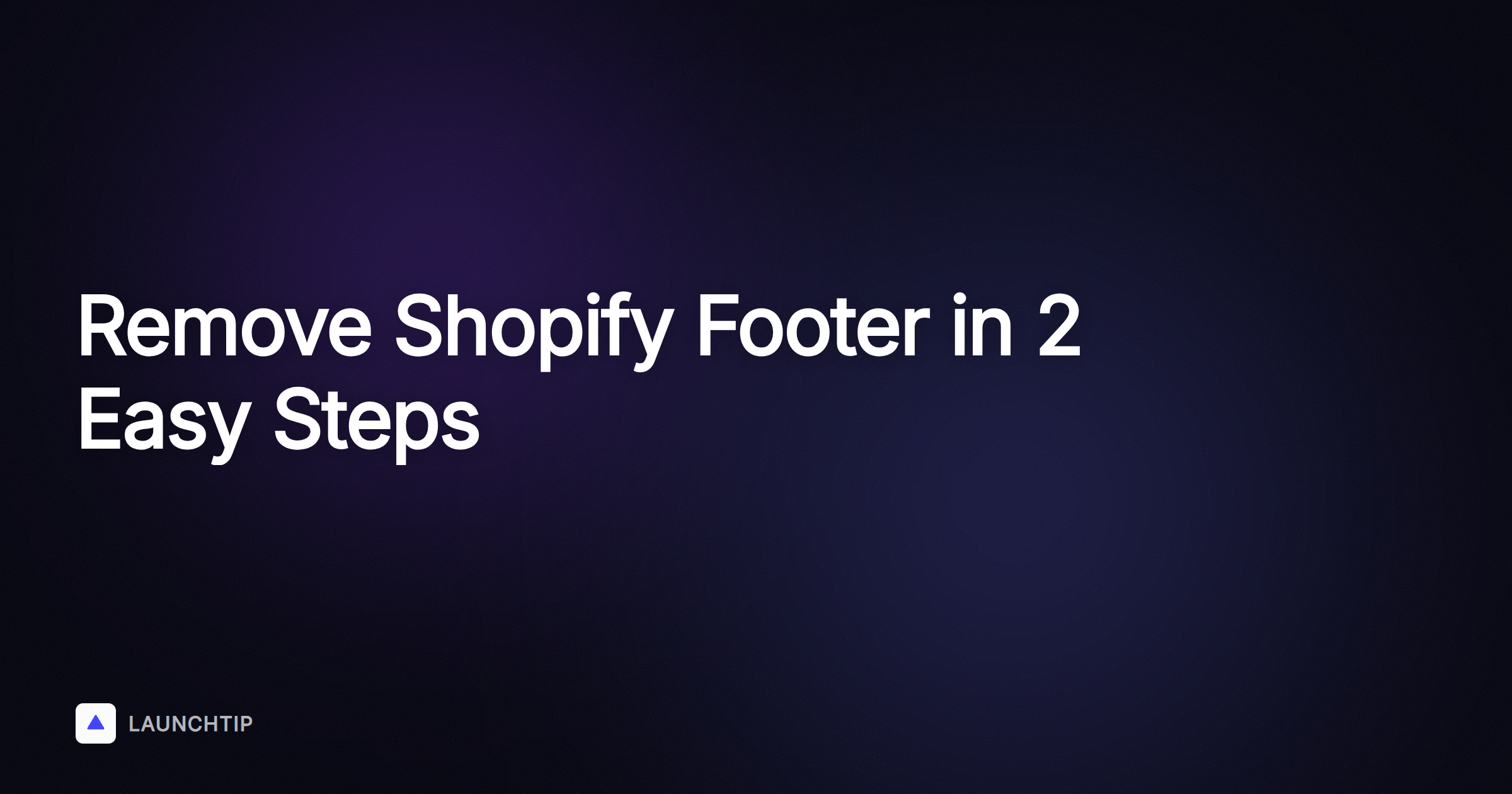 How to Remove Powered by Shopify: 2 Easy Methods That Still Work in 2026
