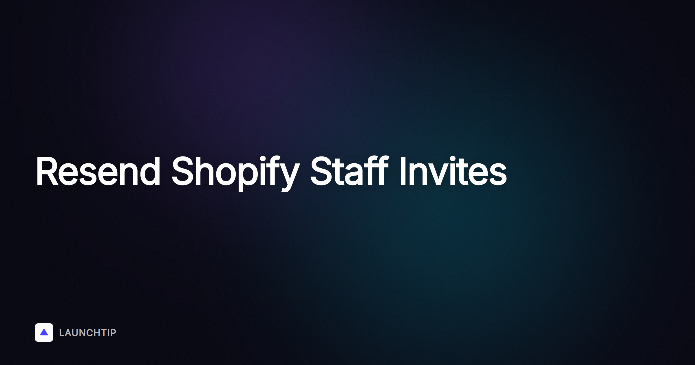 Comment renvoyer des invitations de compte personnel dans Shopify