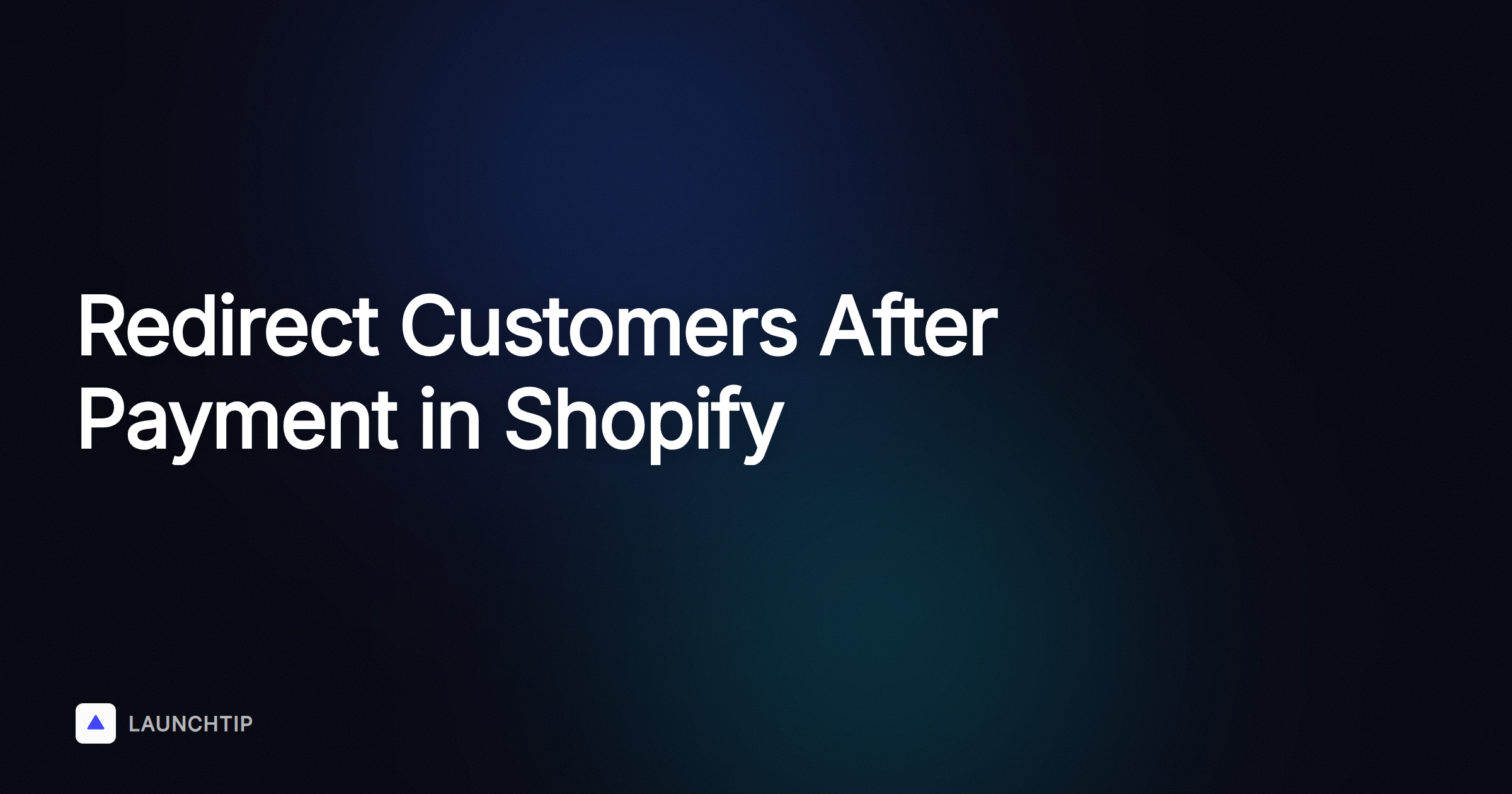 So leitest du Kunden nach der Zahlung in Shopify am besten auf eine Seite weiter