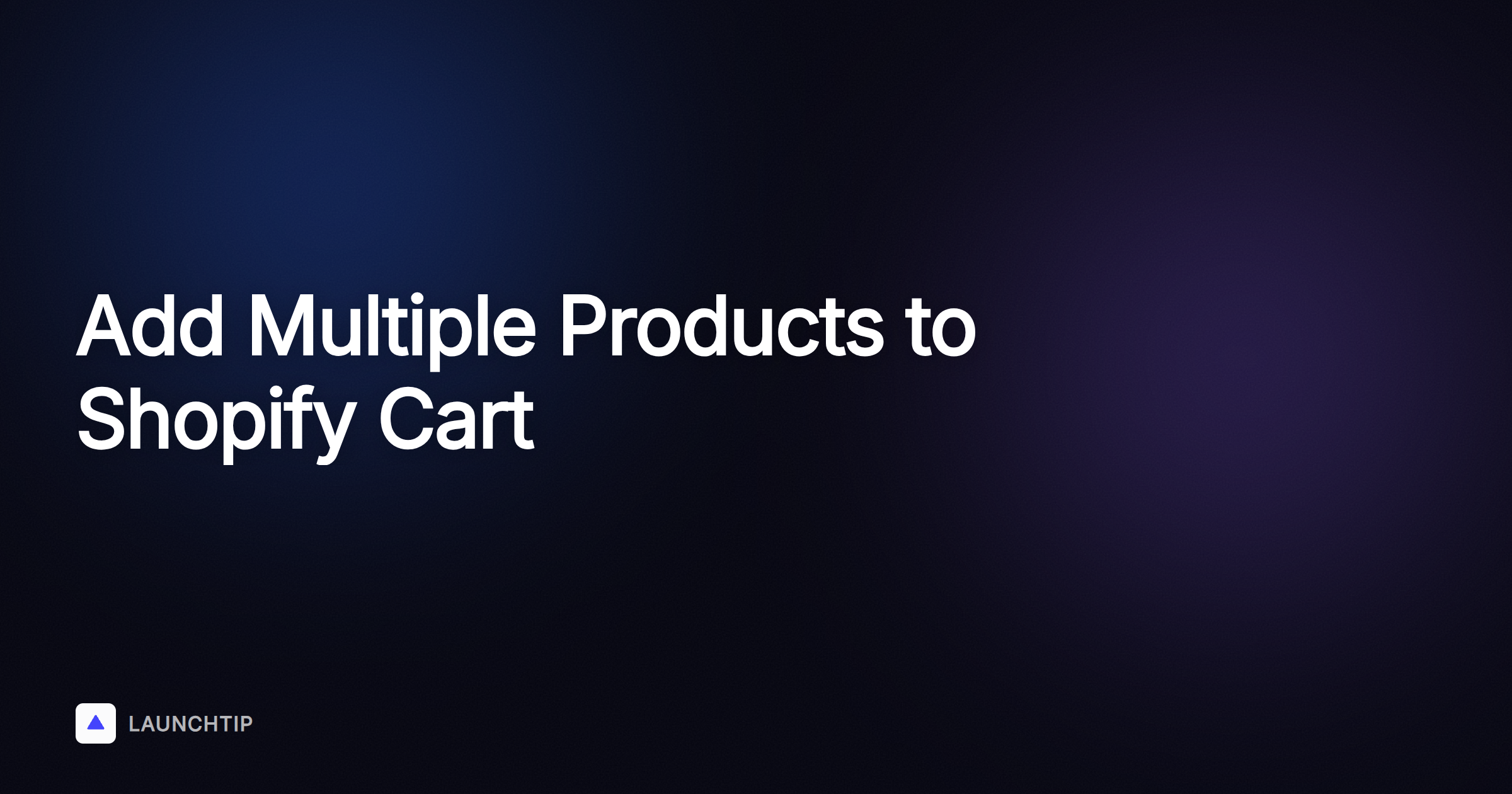 Meerdere producten met één knop aan de winkelwagen toevoegen op Shopify