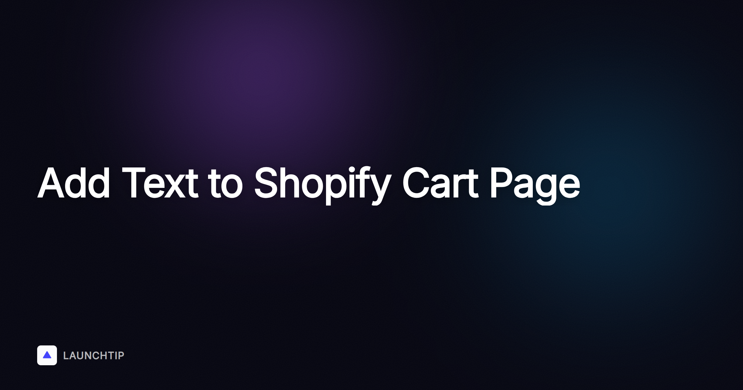 How to Add Text to the Shopify Cart Page: 2 Methods That Actually Work in 2026