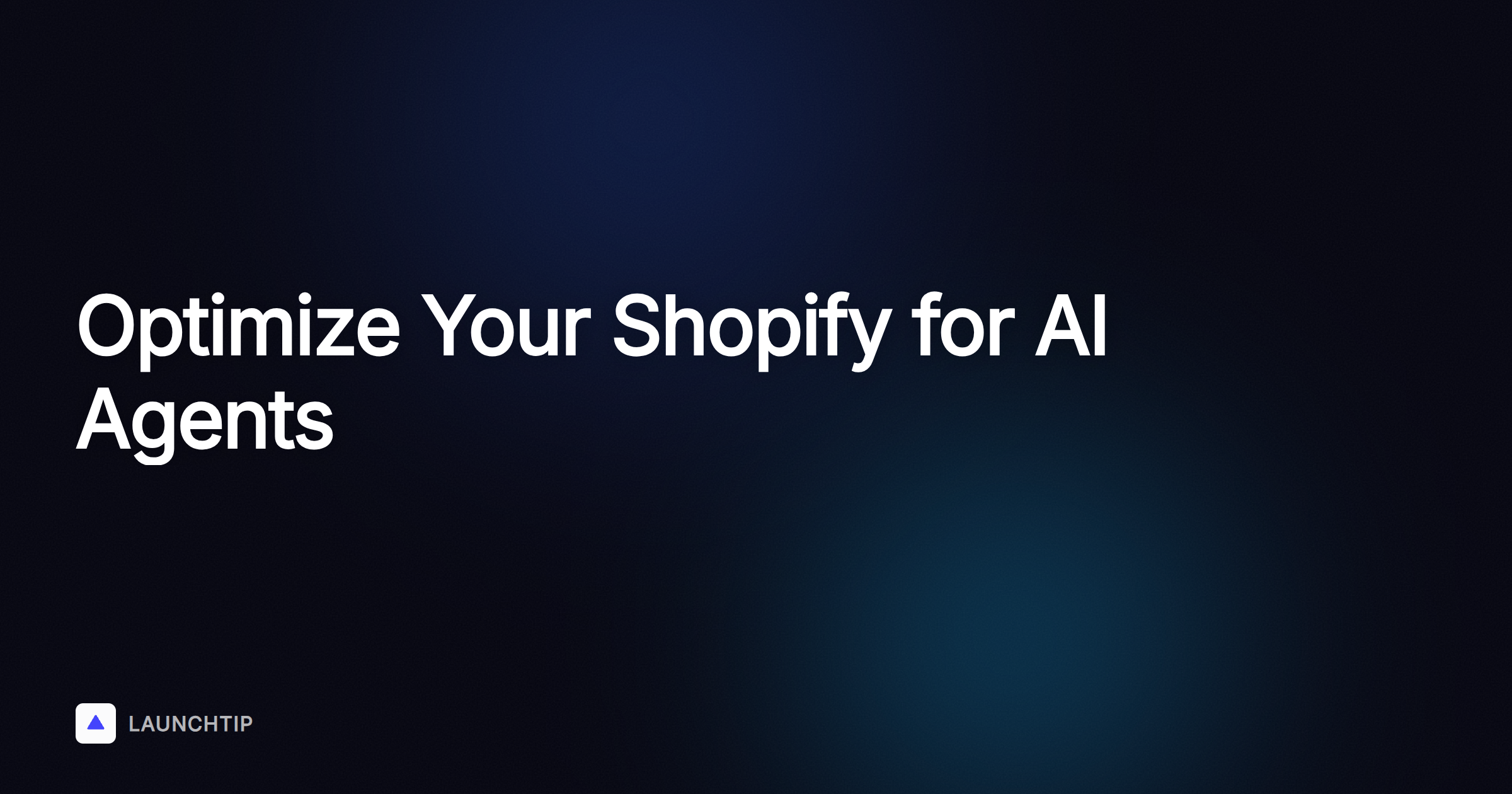 Como otimizar sua loja Shopify para agentes de compras com IA (não apenas para o Google)