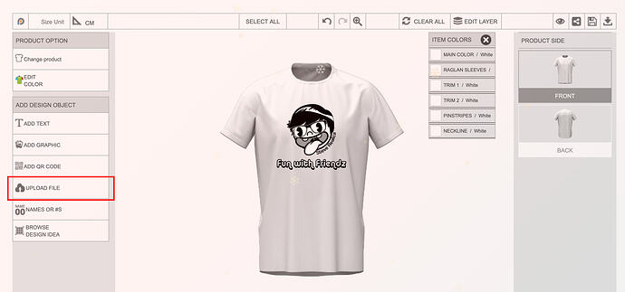 Code example for Shopify file upload field