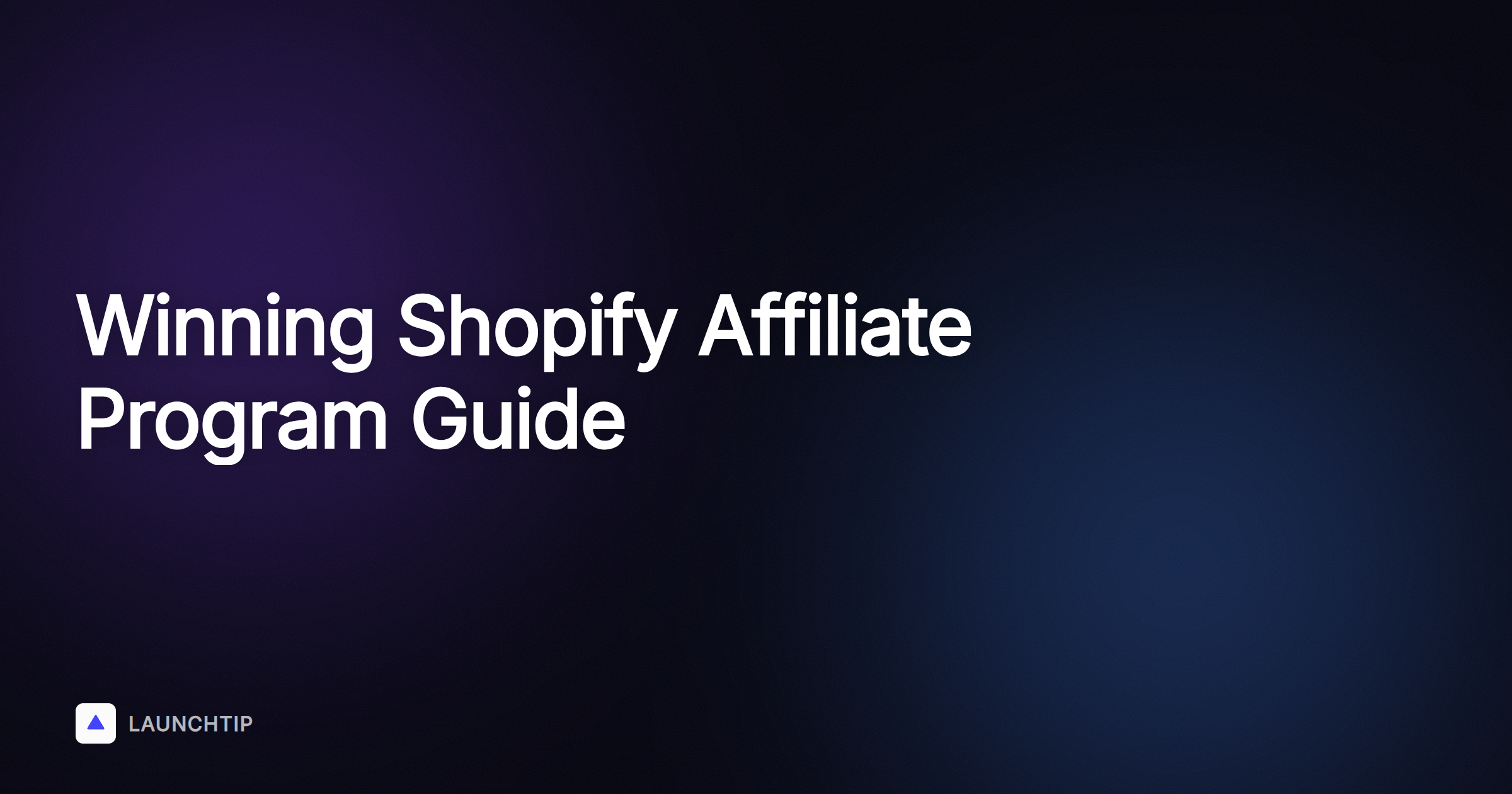 Guide to Setting Up a Profitable Affiliate Program for Shopify in 2026