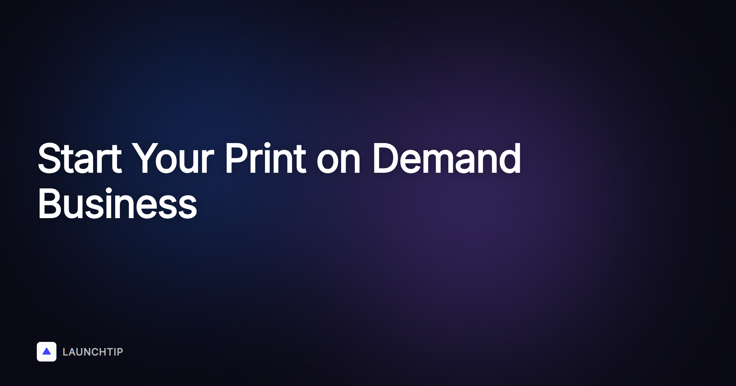 Construa seu negócio de Print on Demand com Shopify em 2025