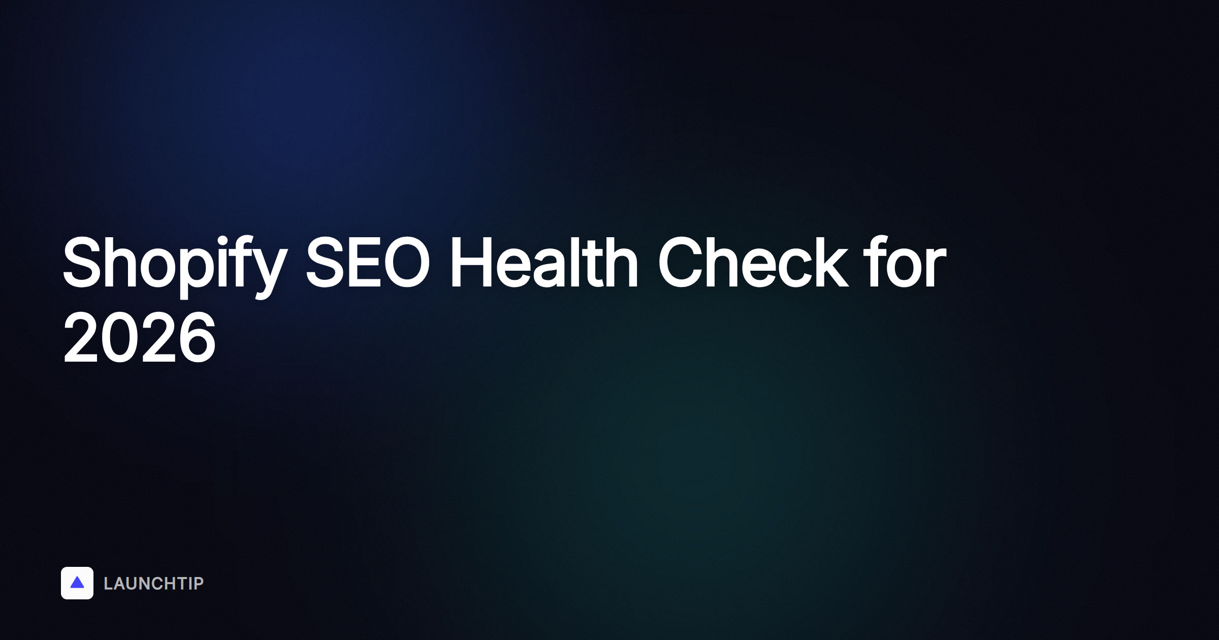 Volledige Shopify SEO-gezondheidscheck: jouw technische SEO-checklist voor 2026