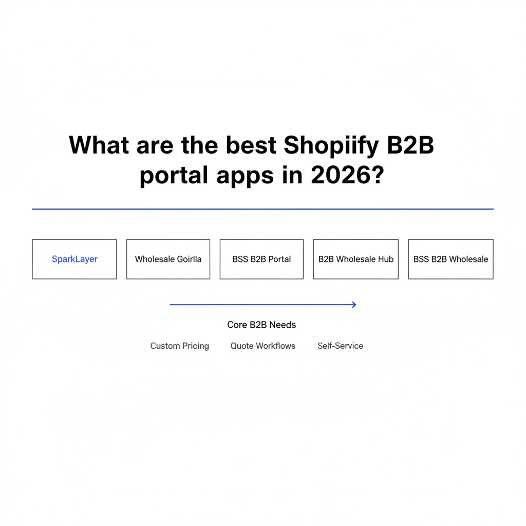 Welche sind die besten Shopify B2B-Portal-Apps im Jahr 2026?