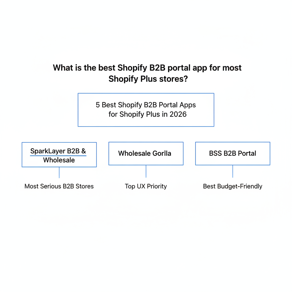 Welche ist für die meisten Shopify Plus-Shops die beste Shopify B2B-Portal-App?
