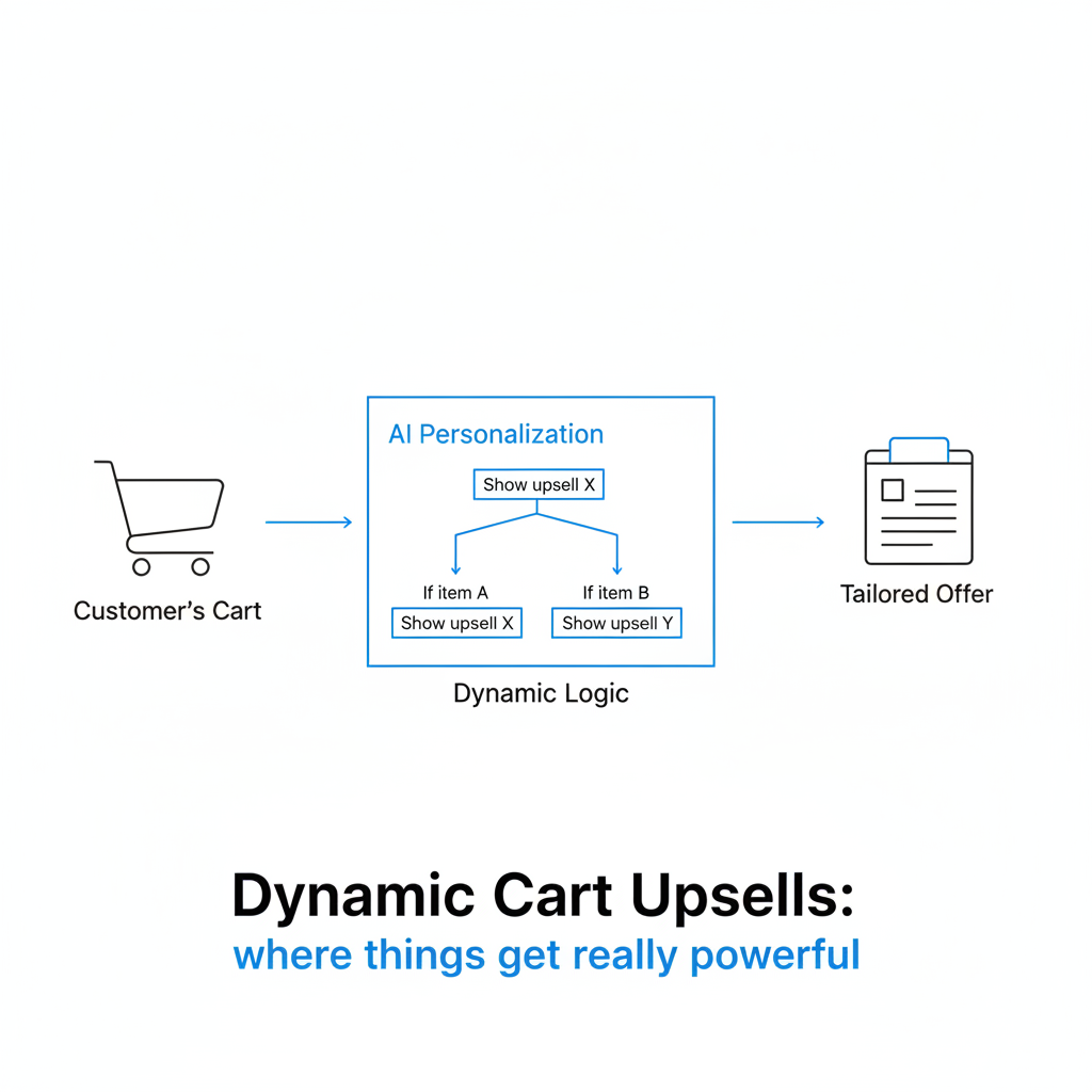 Dynamic cart upsells: where things get really powerful