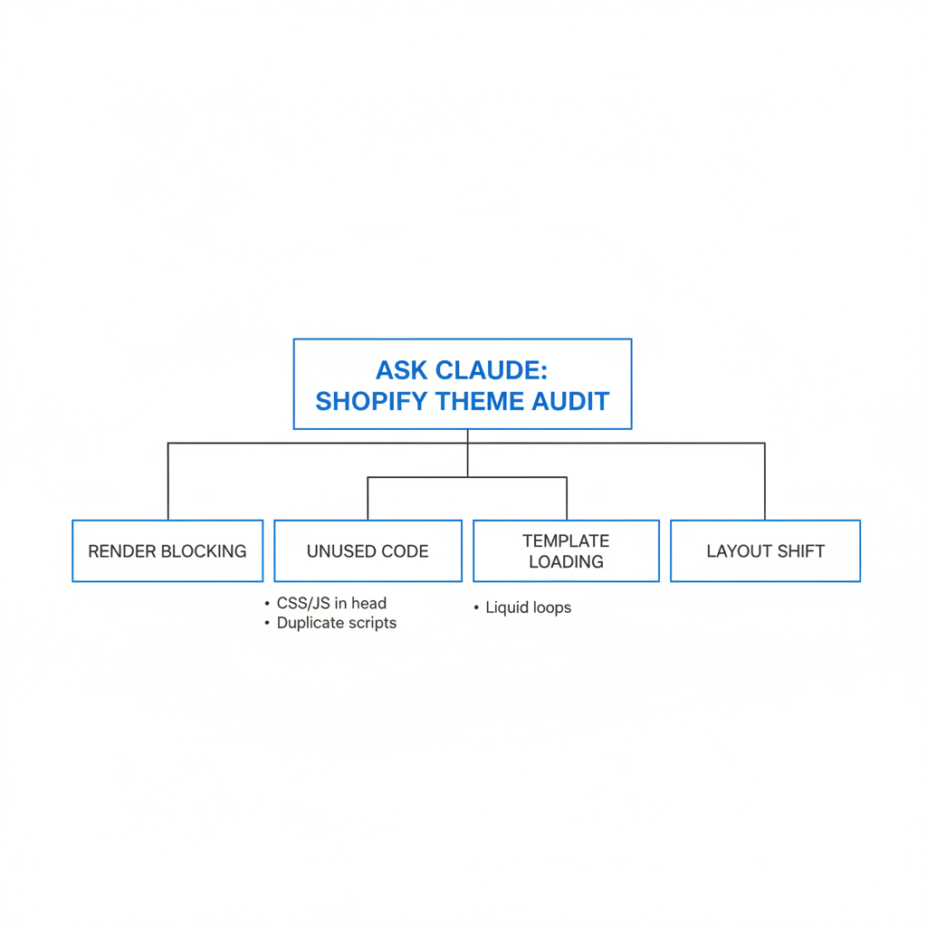 我应该让 Claude 在 Shopify 主题代码中重点检查什么？