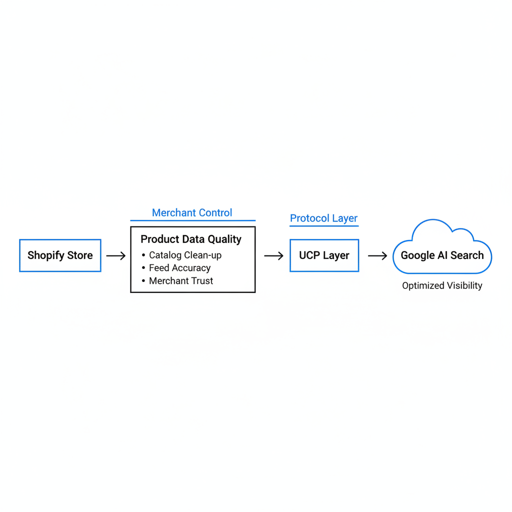 Hoe optimaliseer ik mijn Shopify-winkel voor Google AI Search met UCP?
