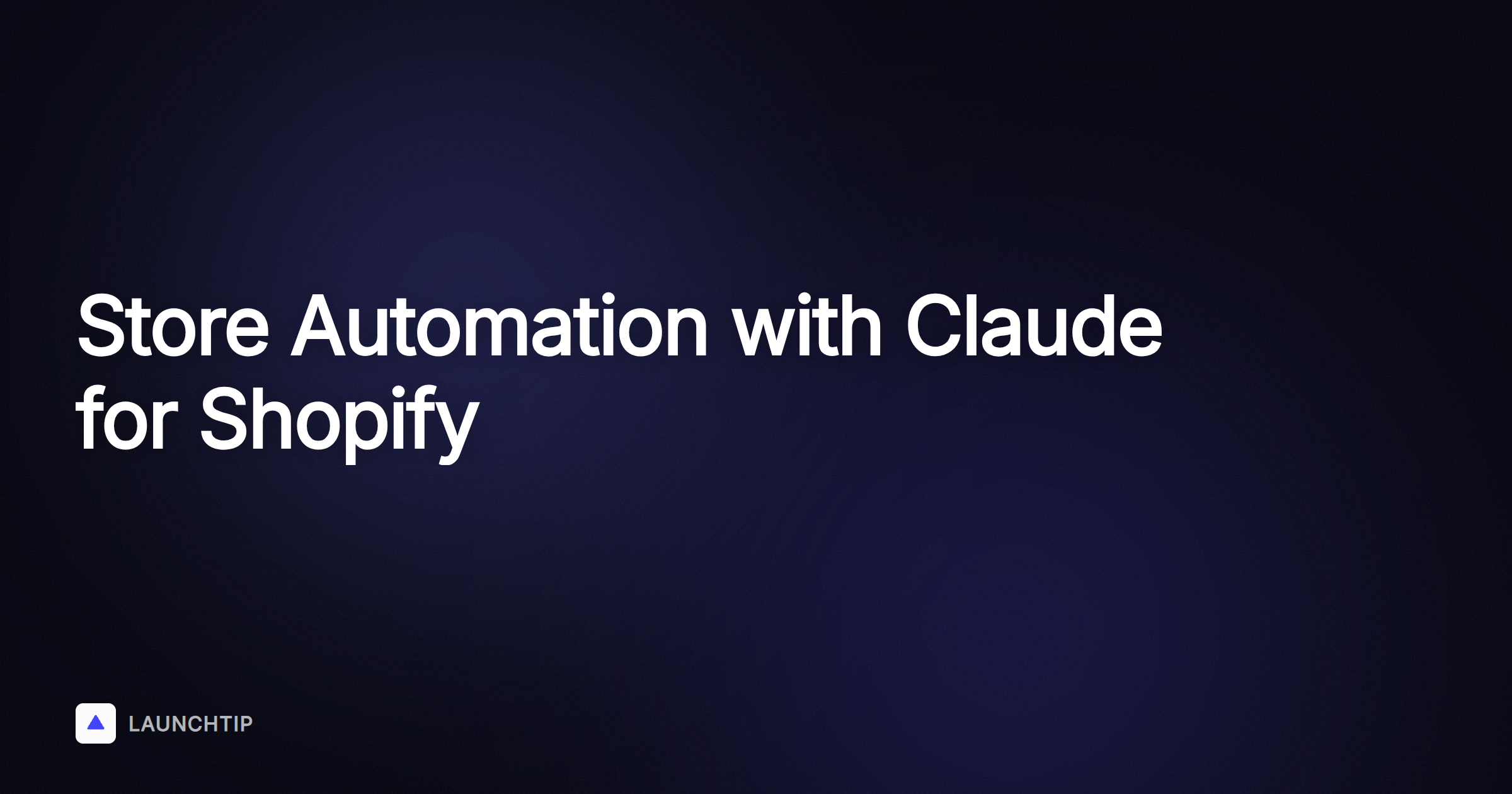 Automação completa da loja com Claude: scripts de preços e descontos para Shopify em 2026