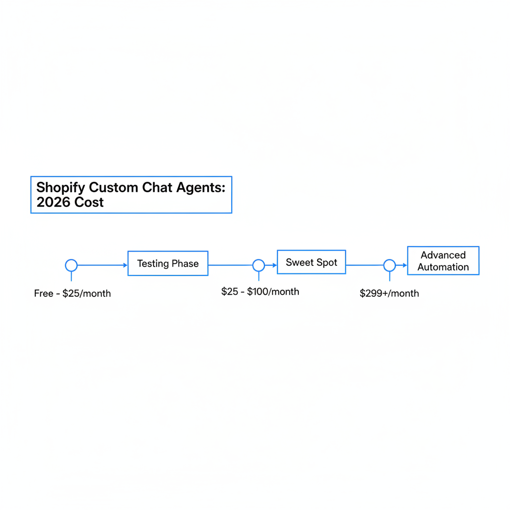 How much do Shopify custom chat agents cost in 2026?