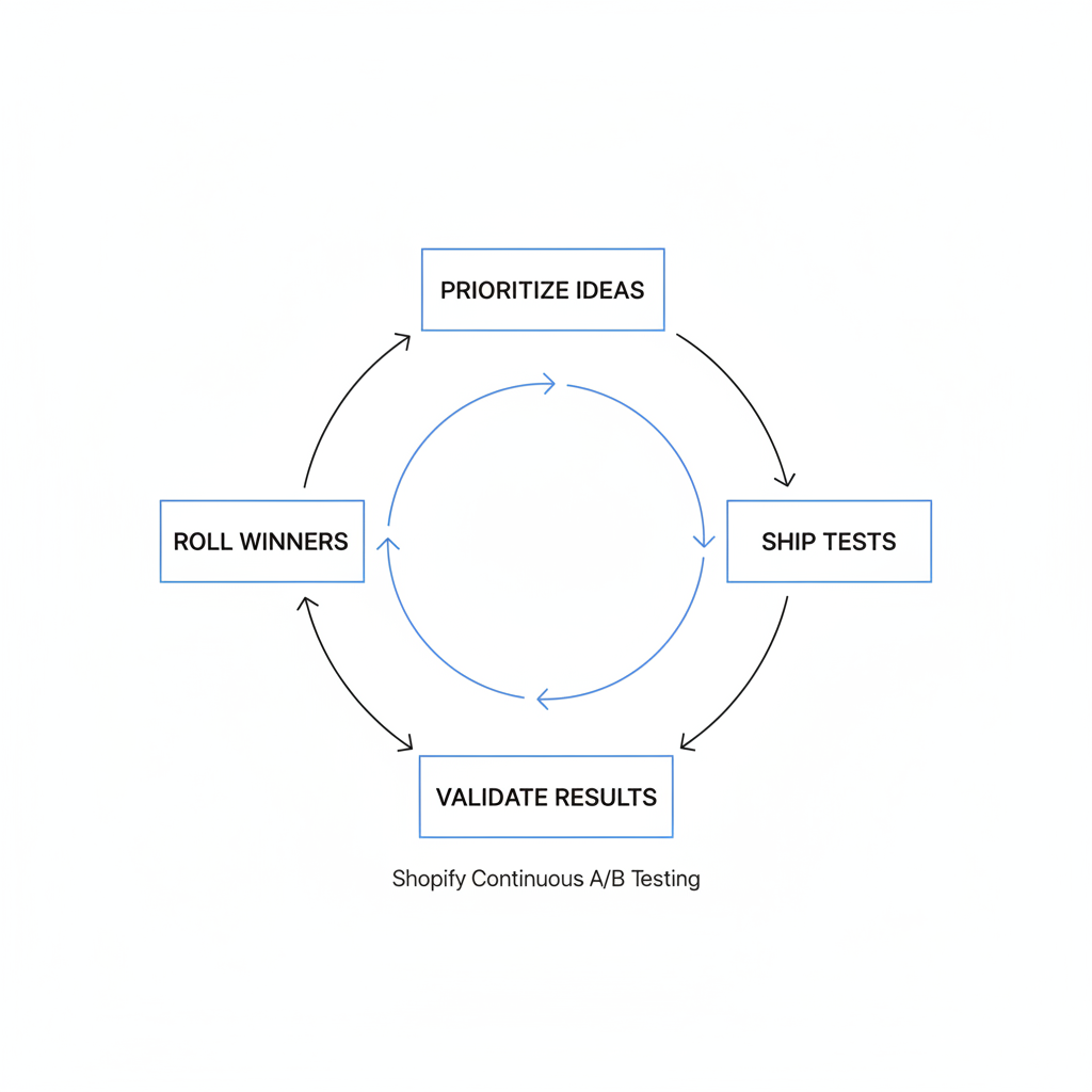 Comment construire un framework de tests A/B continus sur Shopify ?