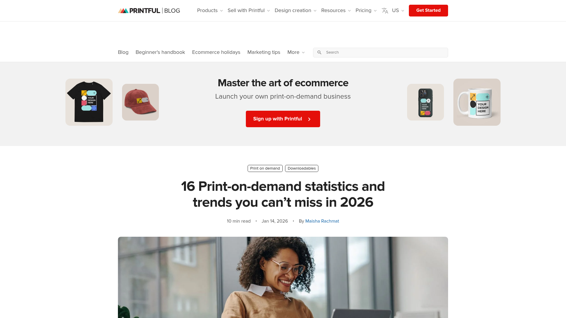 Printful 按需打印统计文章截图