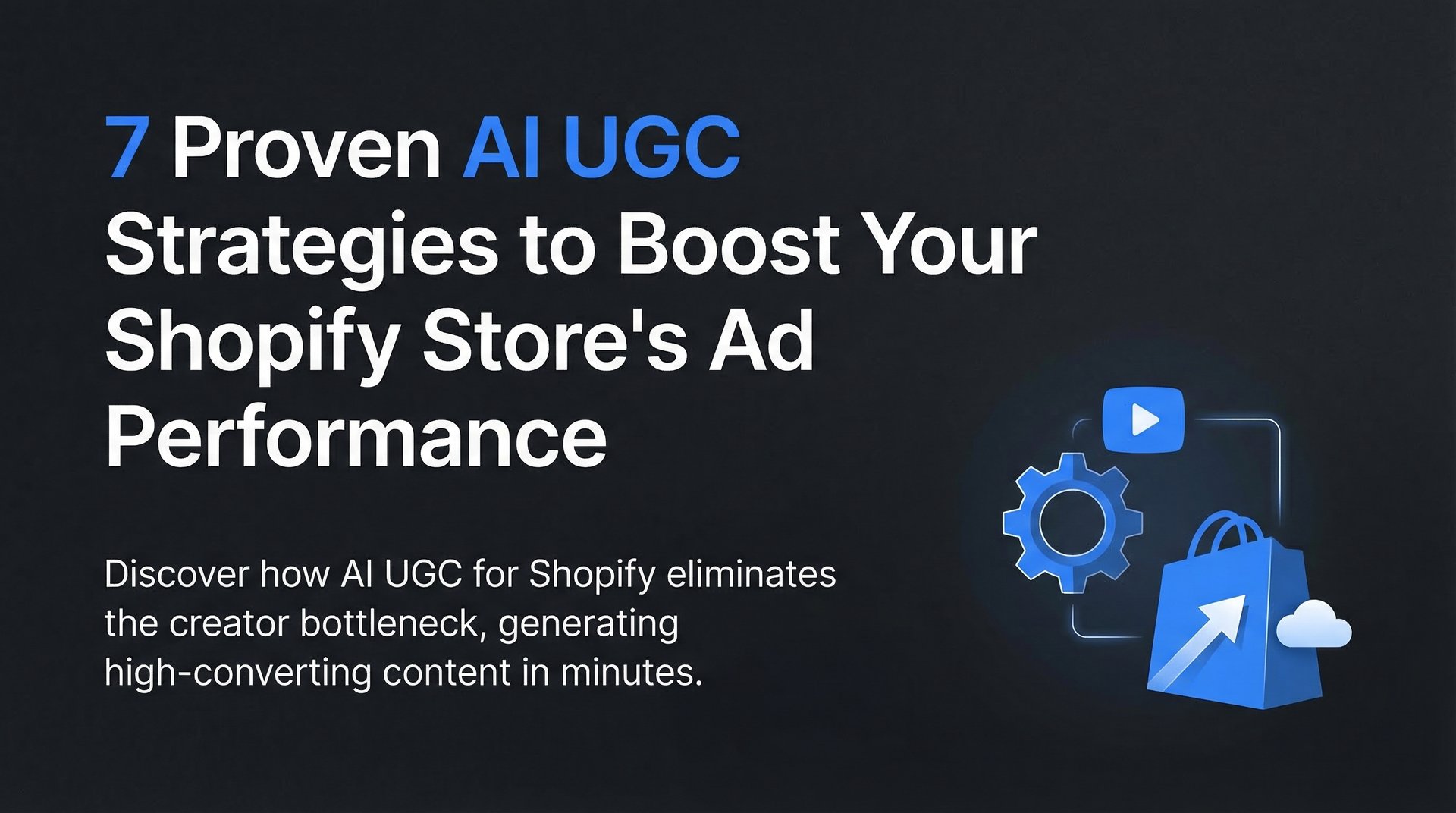 UGC AI per test creativi su Shopify