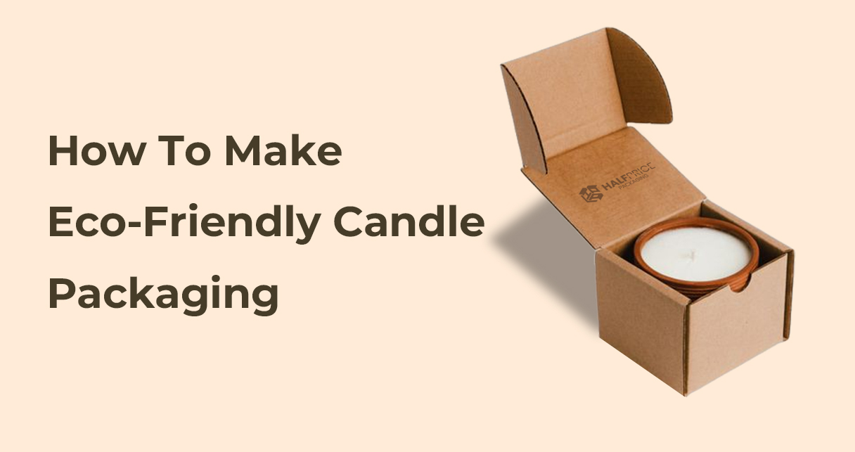 Materiali di packaging eco-friendly per candele ed esempio di scatola kraft