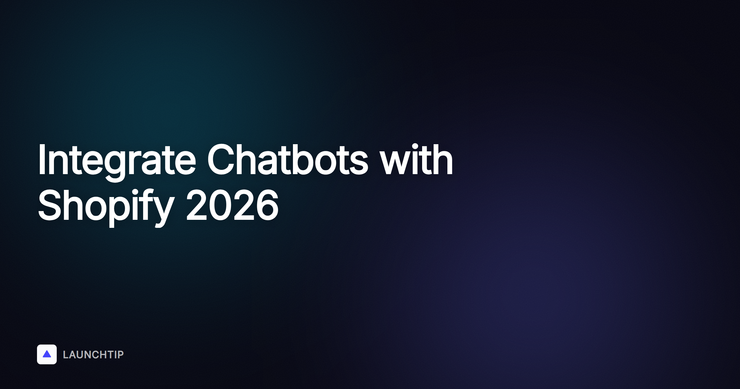 Como integrar um chatbot à sua loja Shopify em 2026