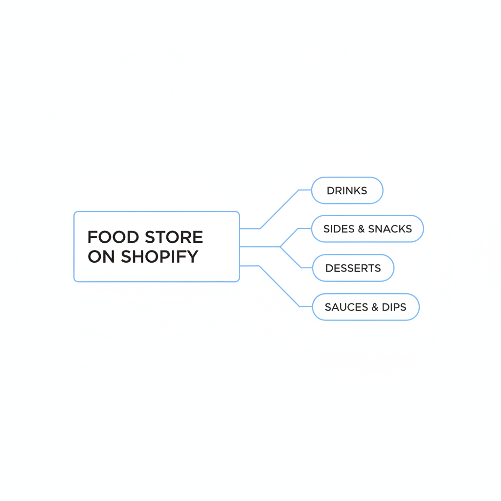 What are the most common add-ons for food stores on Shopify?