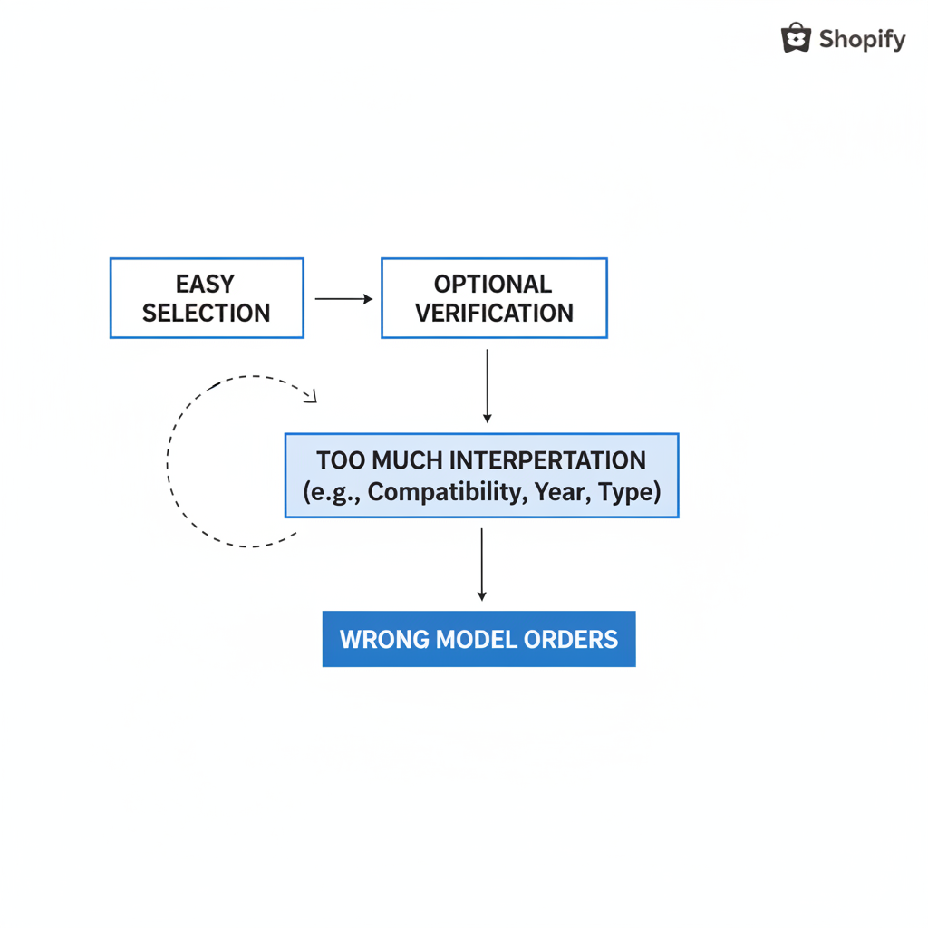 Por que os clientes continuam pedindo o modelo ou a variante errados na Shopify?