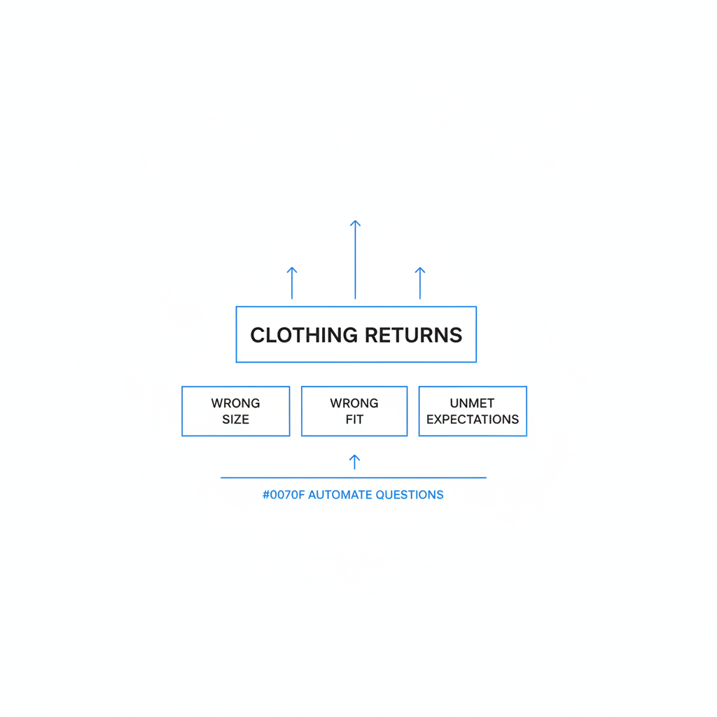 What causes clothing returns most often?