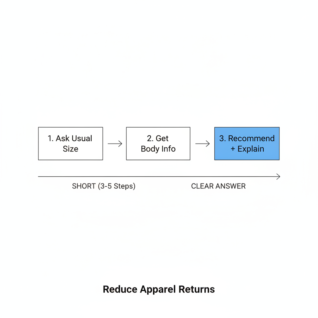 What is the best pre-purchase fit flow for fashion stores?