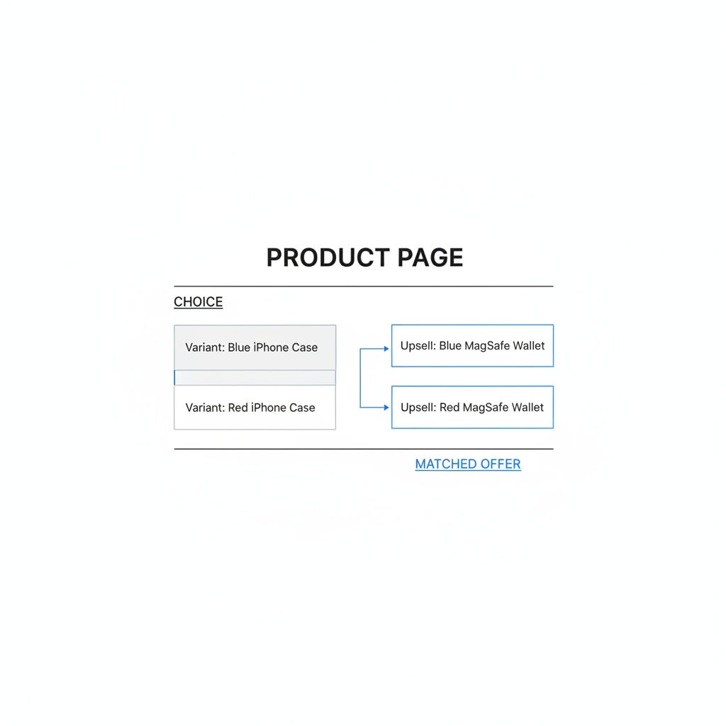 Was ist Upsell pro Variante auf Shopify?