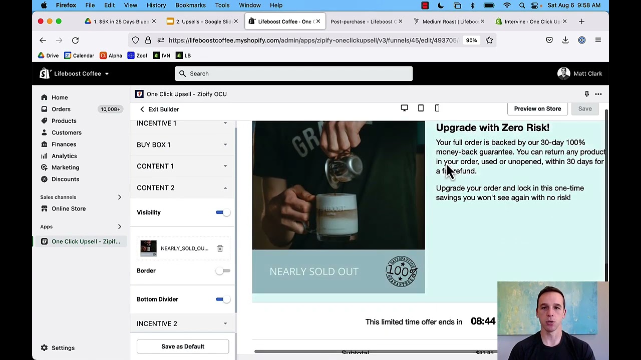 Increase average order value on Shopify with upsells and order bumps