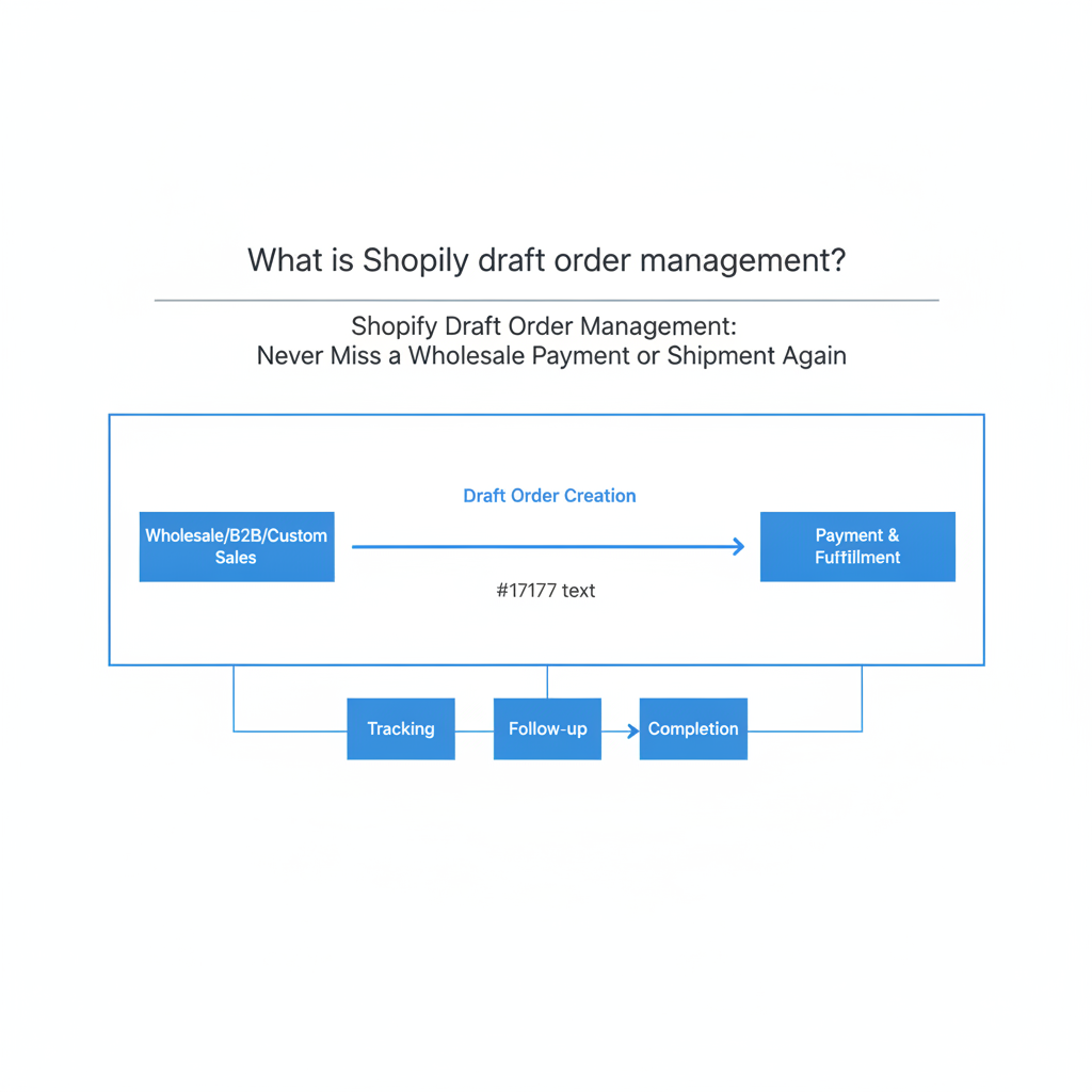 Che cos’è la gestione degli ordini bozza Shopify?