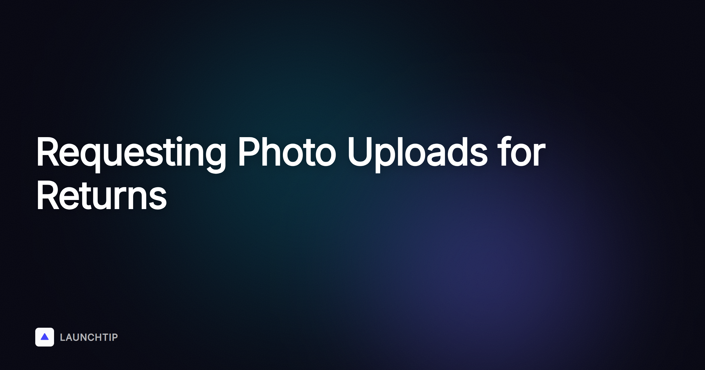How to Request Photo Uploads for Returns Using Native Shopify Returns