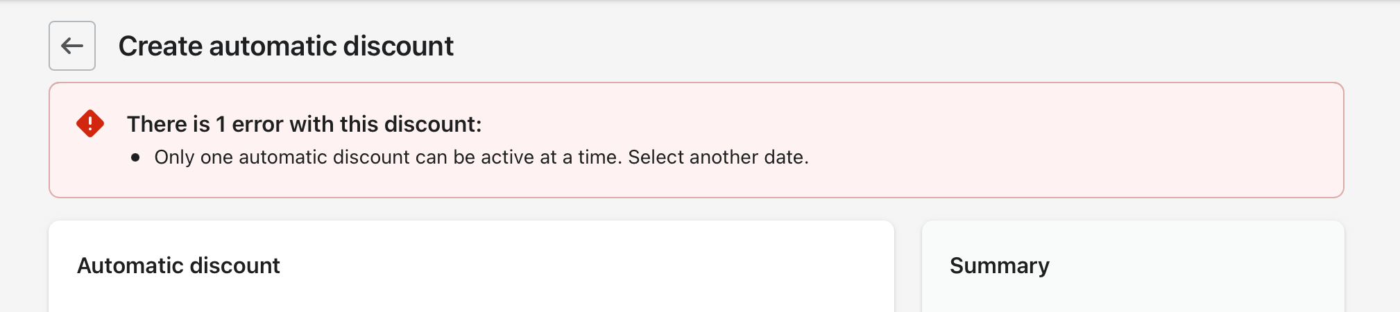 automatic discount
