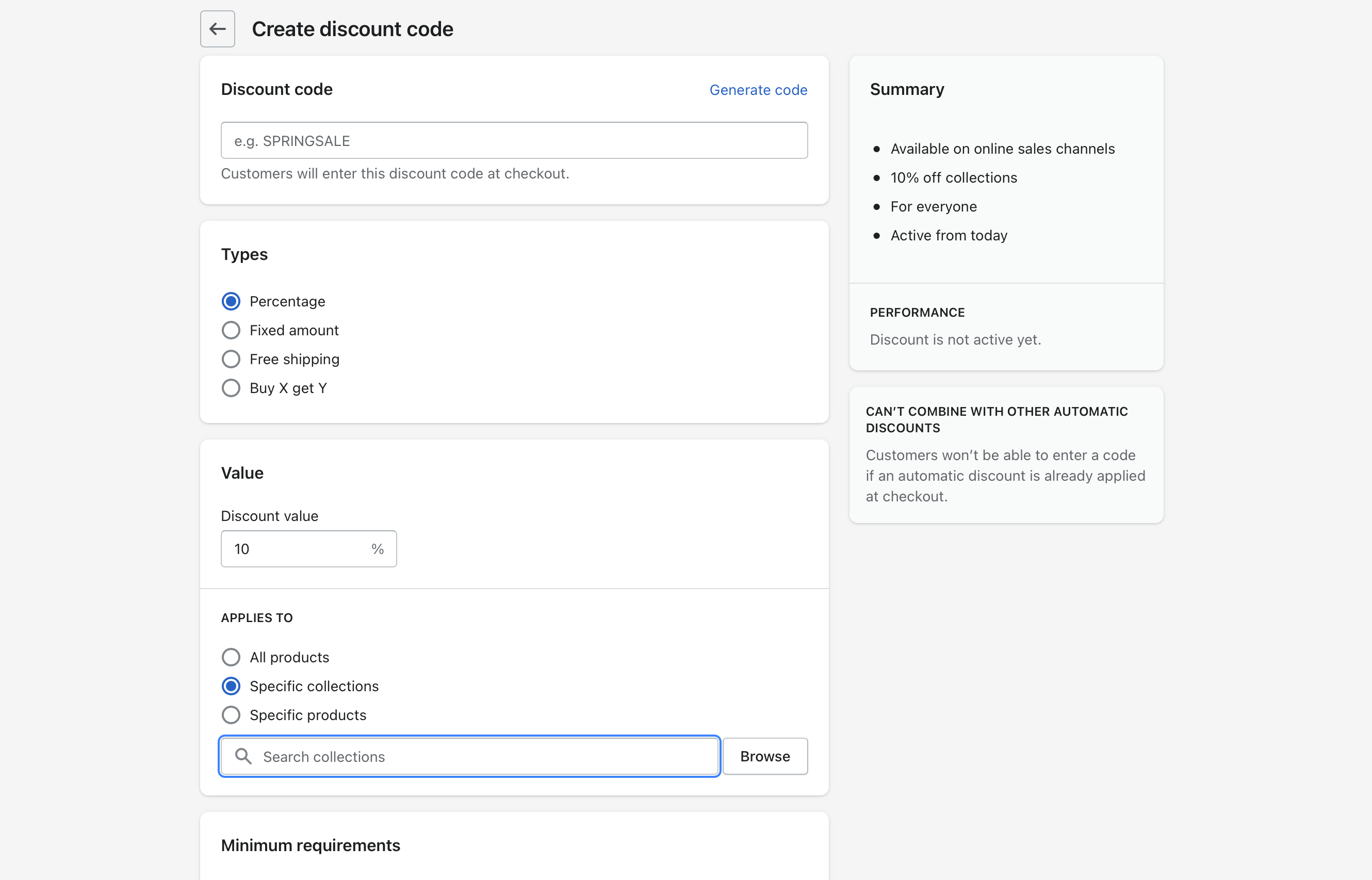 exclude products from discount Shopify
