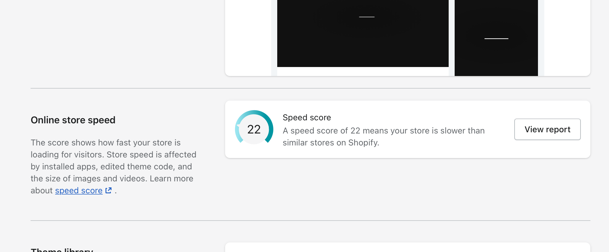 shopify speed score