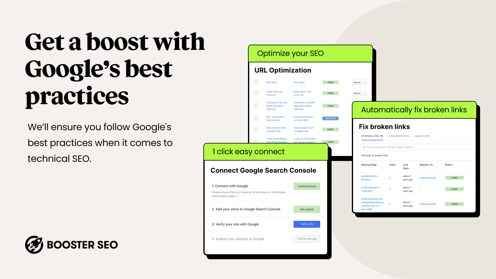 Booster SEO new Shopify stores